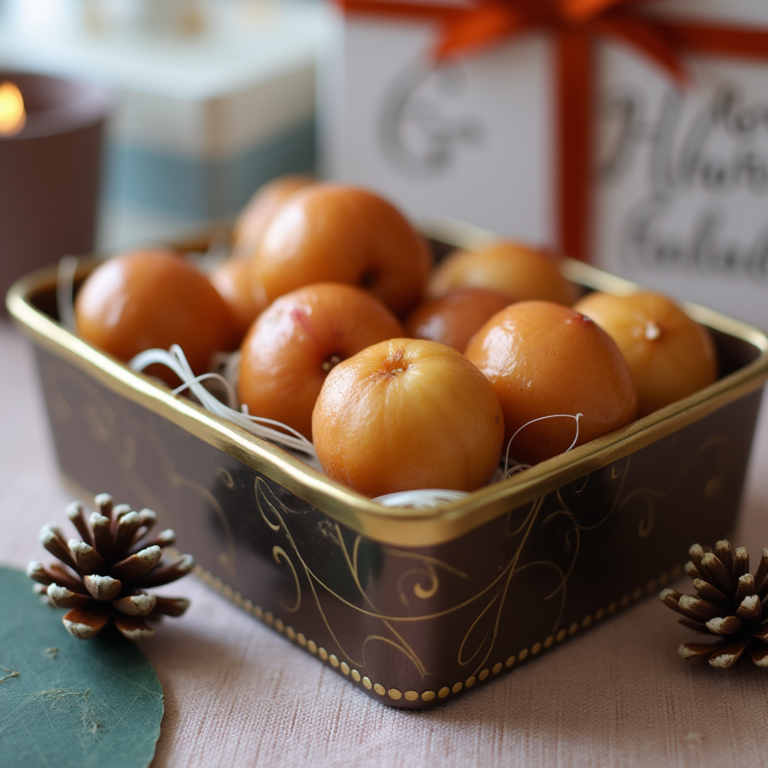 Des marrons glacés brillants et gourmands présentés sur une assiette délicate, entourés de cristaux de sucre et de gousses de vanille, mettant en valeur leur texture lisse et leur couleur dorée.