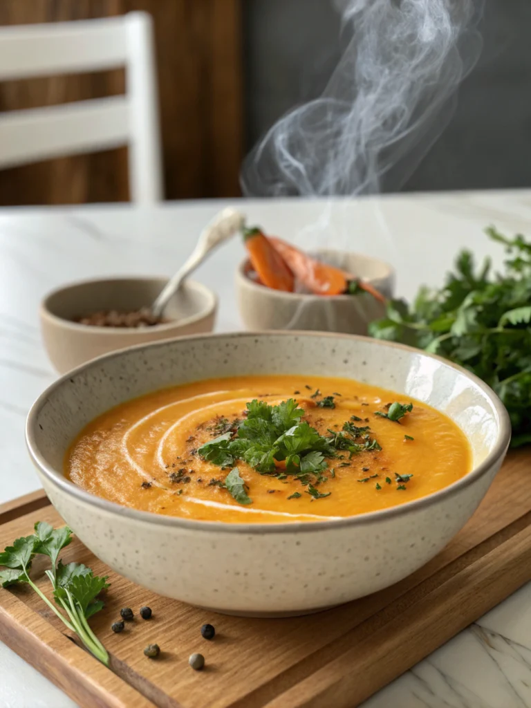 soupe butternut carotte