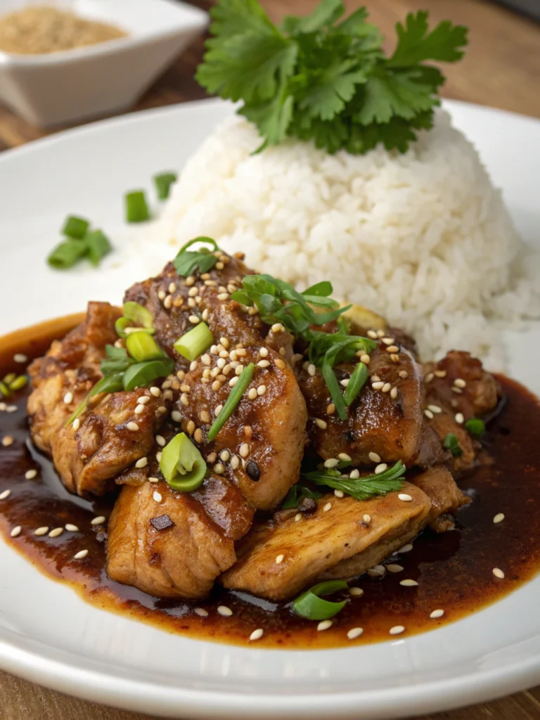 Poulet à la sauce soja