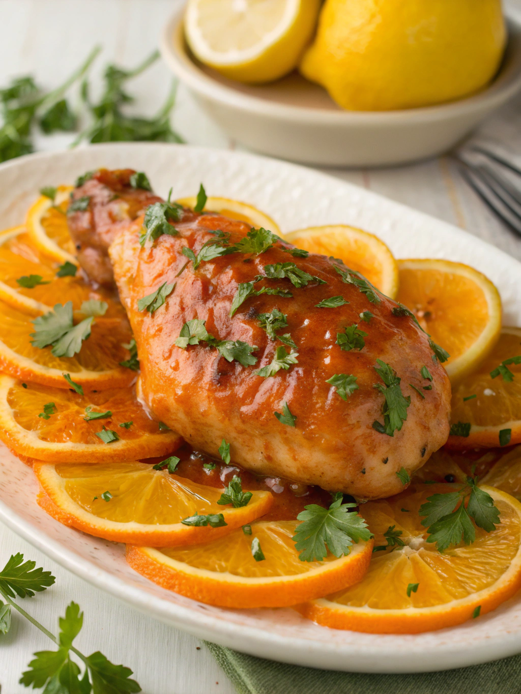 Poulet à l'orange