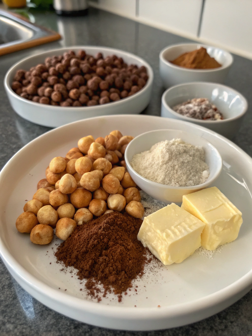 Ingrédients pour recette de pralin